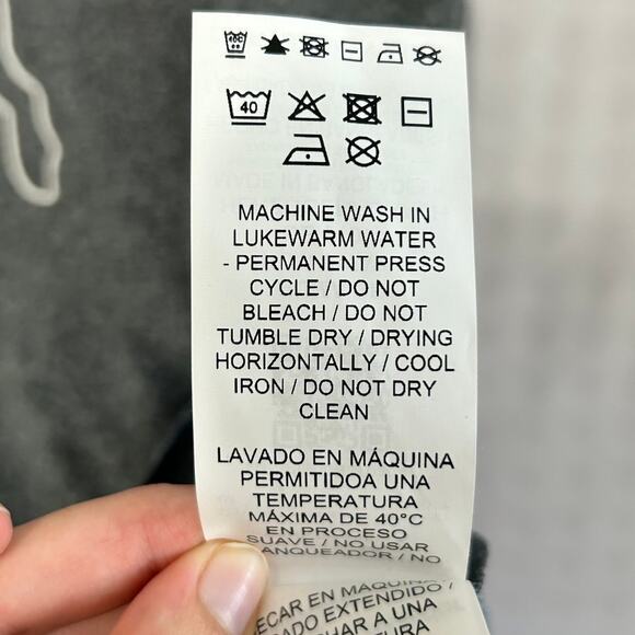 Puma Performance Heather Logo Training Tee Women's NWT Sz S Dark Gray Drycell - Picture 9 of 9